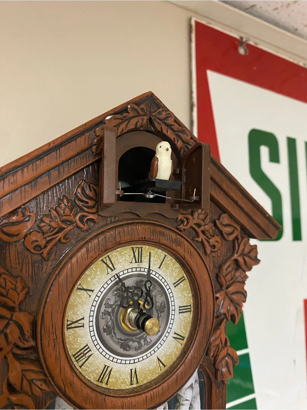 The Bradford Exchange Timeless Encounter Cuckoo Clock Working Limited Edition